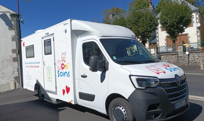 Véhicule de consultation mobile Opti’soins